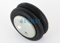 FD120-17 CI Double Convoluted Contitech Air Spring Natural Rubber Air Suspension Bag With Crimped Plates