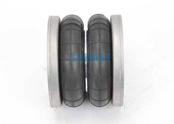 Double Type Convoluted Air Spring Bellow 4XM8 Threaded Hole Industrial Machine Airbag