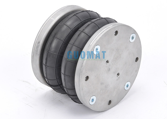 Double Type Convoluted Air Spring Bellow 4XM8 Threaded Hole Industrial Machine Airbag