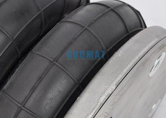 Double Type Convoluted Air Spring Bellow 4XM8 Threaded Hole Industrial Machine Airbag
