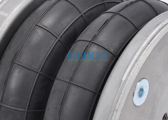 Double Type Convoluted Air Spring Bellow 4XM8 Threaded Hole Industrial Machine Airbag