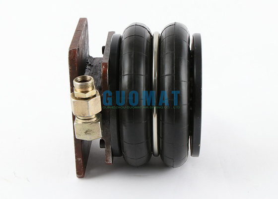 S-160-2 Presses Convoluted Air Spring With Cover Plate Industrial Rubber Bellows 