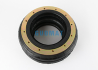Double Convoluted Rubber Air Spring Guomat 12X2 Industrial Air Bag With Flange Ring