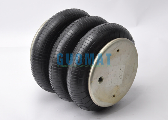 3B7330 Triple Convoluted Air Spring 1/4 Air Inlet Air Suspension Bag For Industrial Pneumatic Lifting