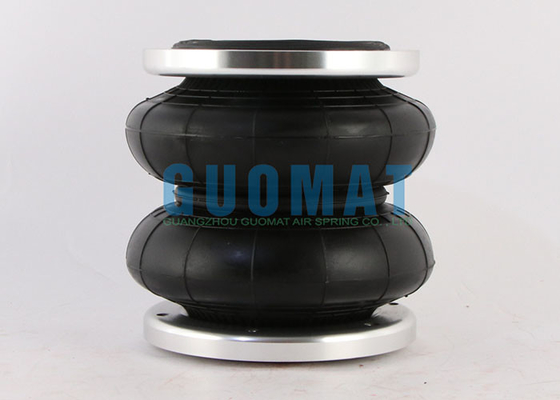 2S12017F Double Convoluted Suspension Air Spring 6X1/4'' Blind Nuts For Modified Car Reduce Vibration