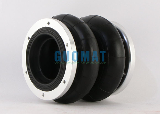 2S12017F Double Convoluted Suspension Air Spring 6X1/4'' Blind Nuts For Modified Car Reduce Vibration
