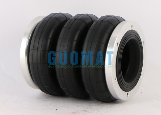 Rubber Modified 3S70-13F Suspension Air Spring 206mm Height Triple Convolutions Air Lift Bag