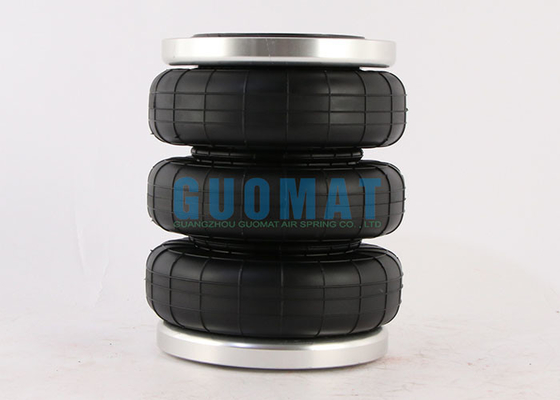 Rubber Modified 3S70-13F Suspension Air Spring 206mm Height Triple Convolutions Air Lift Bag