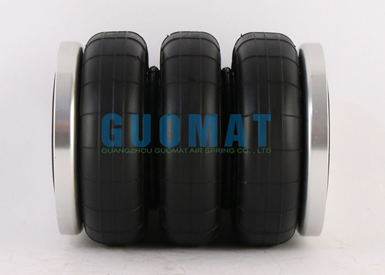 Rubber Modified 3S70-13F Suspension Air Spring 206mm Height Triple Convolutions Air Lift Bag