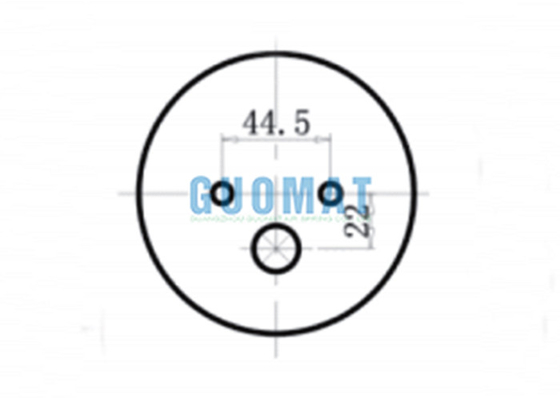 2B2500 Suspension Air Spring 212mm Height Standard Double Convoluted Rubber