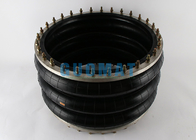 GUOMAT Triple Convoluted Rubber Industrial Air Spring 3H630376 660mm Stamping Flange Airbag