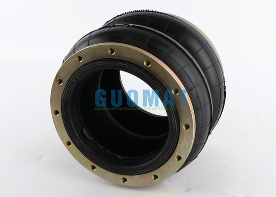 Rubber Air Bellow Flange Style Industrial Air Spring Double Convoluted For Amusement Equipment