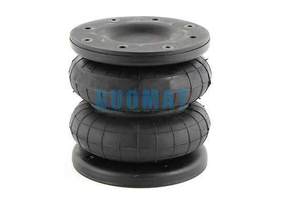 TS16949 Double Convoluted Air Spring Rubber Air Pillow 205mm Height Suspension Equipment