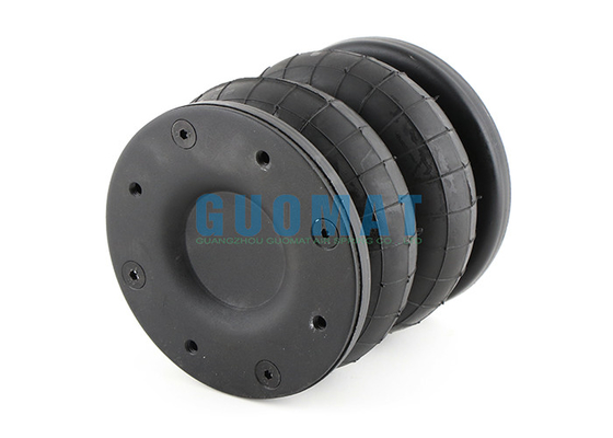 TS16949 Double Convoluted Air Spring Rubber Air Pillow 205mm Height Suspension Equipment