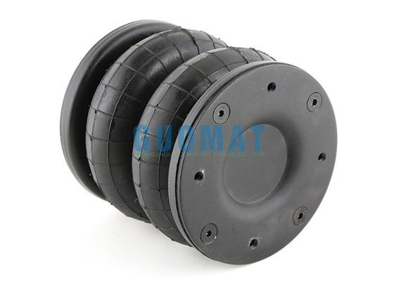 TS16949 Double Convoluted Air Spring Rubber Air Pillow 205mm Height Suspension Equipment