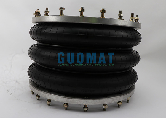 Flange Connection Air Suspension Spring 3H480312 Triple Convoluted Rubber Air Bellows