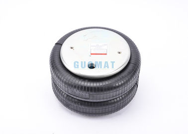 2B7444 Rubber Industrial Air Spring  W01-358-7444 Double Air Bellows For Gas Hole / Air Inlet 1/4nptf 3/4nptf