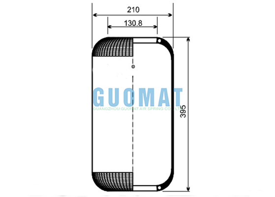 Refer 8017 Goodyear Rubber Air Bags Bus Air Suspension W01-358-5139