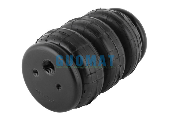 3B2300 3E2300 Triple Bellow Suspension Air Spring 187mm Height Universal Air Bag For Trailer Axle