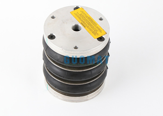 4.5''X3 NORGREN Triple Convoluted Industrial Air Spring PM/31043 Air Bellow With Aluminum Cover Plate