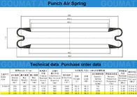 Yokohama Air Spring Catalogue Hot Foil Stamping Press S-500-2 S-500-2R Machine Isolation 500-2
