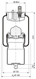 French car FRONT / REAR Air Shock Absorbers 5010320096A MONROE CB0076 Contitech 816-Z​