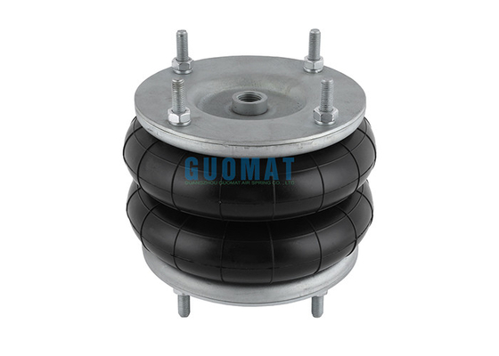 8''X2 Flange Industrial Air Spring W01R584055 Firestone Aluminum Plate Convoluted Rubber Bellows 