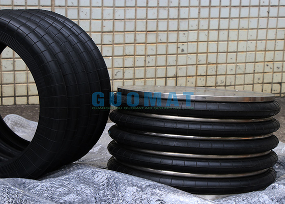 S-600-5R Yokohama Punch Air Bag Industrial Air Spring 276mm Heigh Black Rubber Bellow