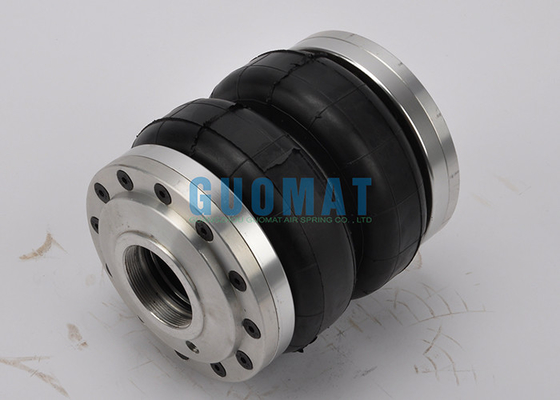 Universal Double Convoluted Air Lift Suspension Spring G1/8 Air Hole Connection For Modified Cars