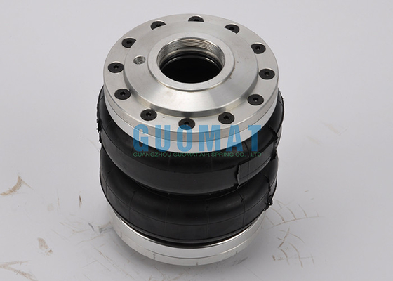 Universal Double Convoluted Air Lift Suspension Spring G1/8 Air Hole Connection For Modified Cars