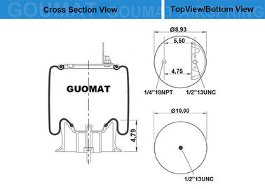 Suspension System VOL-VO AIR SPRING 3934699 CONTITECH 9 10-16 P449 TRIANGLE 8449 6363