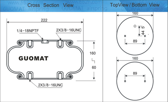 1B9-202 Goodyear Air Suspension Industrial Air Spring OEM 578913201 Position Devices