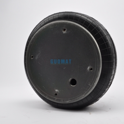 W01M586100 Single Convoluted Air Spring GUOMAT NO.1B53014 3/4 NPT Air Inlet Two Ply Bellows