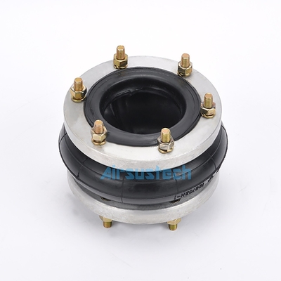 Single Convoluted Rubber Air Springs Industrial Style 188102h-1 Bags Flange Ring