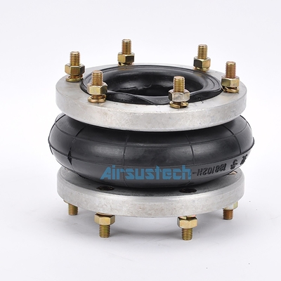 Single Convoluted Rubber Air Springs Industrial Style 188102h-1 Bags Flange Ring