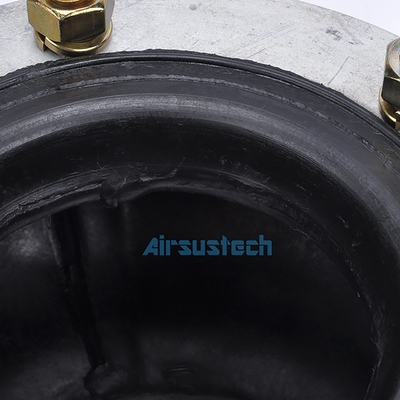 Single Convoluted Rubber Air Springs Industrial Style 188102h-1 Bags Flange Ring