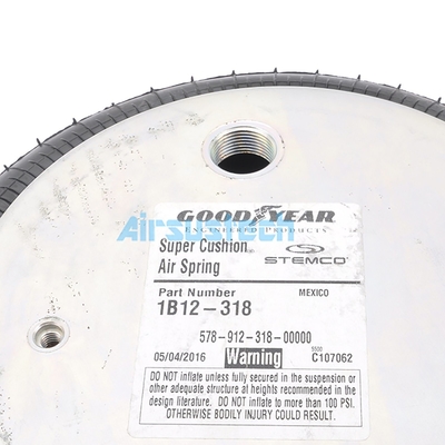 Goodyear 1B12-318 Single Convoluted Air Spring Replace Contitech FS 330-11CI Air Bag