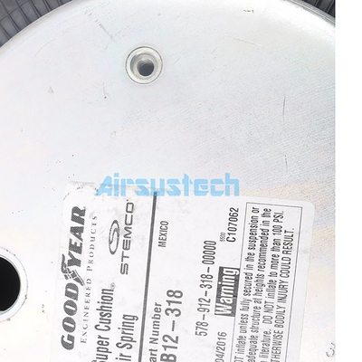 Goodyear 1B12-318 Single Convoluted Air Spring Replace Contitech FS 330-11CI Air Bag