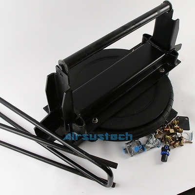 GUOMAT Convoluted Rubber Air Spring Suspension With Bracket For Semi-Trailer