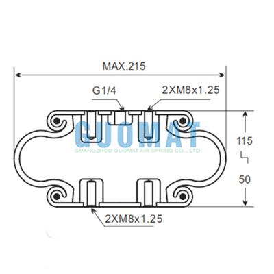 Guomat 1B6022 Suspension System Parts SP 1 B 07 Phoenix Air Shock Absorption