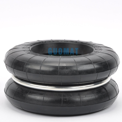 S200-2 Double Convolutedd Air Suspension Spring Samll Rubber Shock Absorption With  Puncing Machine