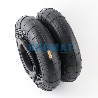 Double Convoluted Air Rubber Bellow 250185H-2 1/2 Air Connection For Excavator