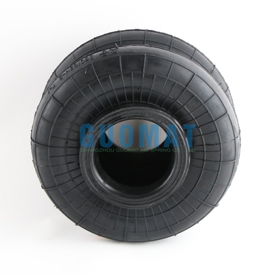 Double Convoluted Air Rubber Bellow 250185H-2 1/2 Air Connection For Excavator