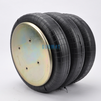 Industrial Air Spring 4xM10 Screw GUOMAT NO. 3B7383-3/8 Bellow No.3B383 Natural Diameter 351mm
