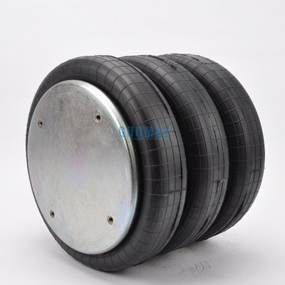 Triple Convoluted Air Bag GUOMAT NO. 3B7386 Bellow No.3B383 Industrial Air Spring 4x3/8-16UNC Screw