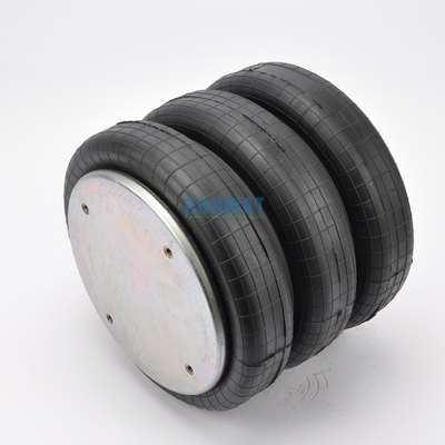 Triple Convoluted Air Bag GUOMAT NO. 3B7386 Bellow No.3B383 Industrial Air Spring 4x3/8-16UNC Screw