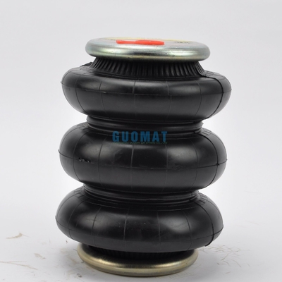 Triple Convoluted Air Bag Suspension Spring Bellow Gas 1/2NPT Air Inlet For Auto Parts Trailer