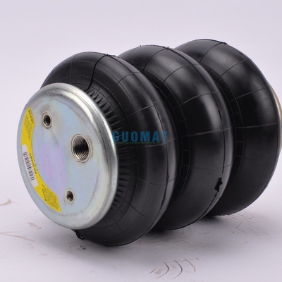 Triple Convoluted Air Bag Suspension Spring Bellow Gas 1/2NPT Air Inlet For Auto Parts Trailer