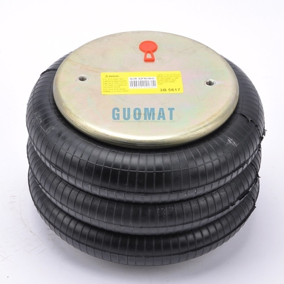 1/4NPT Air Inlet Triple Convoluted Air Rubber M10X1.5 Guomat Air Spring 3B5617