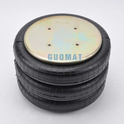 Rubber Suspension Air Spring 381mm Height Triple Convoluted Air Bellow